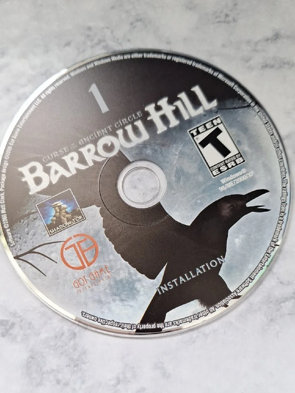 : Curse of the Ancient Circle PC Game - Silver/Black